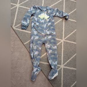 3 For $12‎ Clearance Kids Headquarters Dinosaur Camo Boys Pajama Onesie 5T